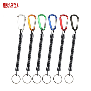 De moda <span class=keywords><strong>OEM</strong></span> <span class=keywords><strong>clave</strong></span> Llaveros Hombre llavero con mosquetón seguridad primavera bobina de <span class=keywords><strong>clave</strong></span> de la cadena - Product Image 1