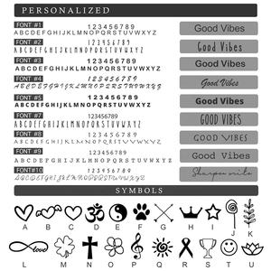 Collier de plaque d'identification en or personnalisé personnaliser la police d'art anglais hommes femmes pendentif en acier inoxydable Shopify livraison directe articles Agent - Product Image 6