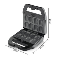 Machine à sandwich électrique portable antiadhésive, appareil multifonctionnel trois-en-un pour gaufres et petit-déjeuner