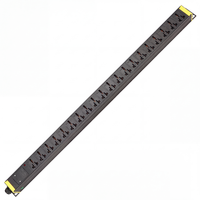 SYNSTRO 10A 16A PDU Universal de Aleación de Aluminio, 6/8 Puertos, 1U, Regleta de Alimentación, Interruptor SPD, 240V, IP66, 3 Años de Garantía, Distribución de Red