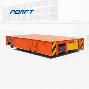 Carro de Transferencia Eléctrico sin Rieles, Carro Plano con Ruedas de Goma Direccionables para Transporte de Bobinas/Moldes de Acero 360 °   Rotación y Personalización - Product Image 4