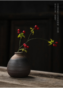 Mini piccoli <span class=keywords><strong>vasi</strong></span> di fiori tradizionali cinesi in stile retrò vaso in ceramica grezza <span class=keywords><strong>vasi</strong></span> in ceramica fatti a mano - Product Image 2