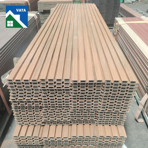 Panneau de revêtement de façade WPC extérieur, co-extrudé, imperméable, ignifuge, écologique, avec un design de grande muraille - Product Image 1