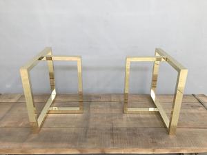 Gold Stainless Steel Home Dining Table <strong>Furniture</strong> <strong>Parts</strong> - Product Image 3