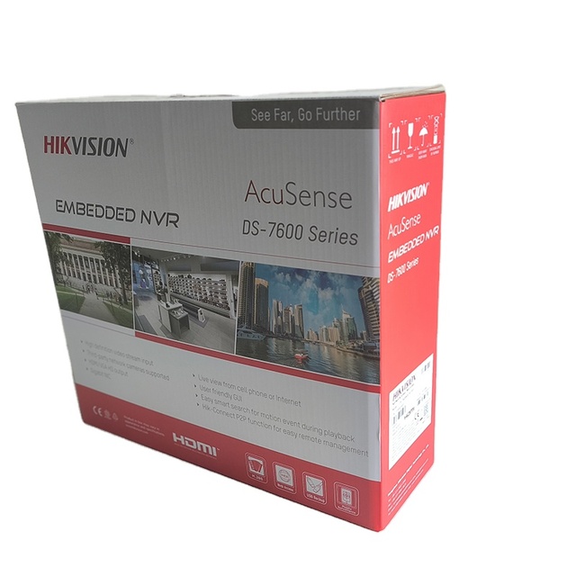 HIK Version NVR DS-7732NI-K4 32-Ch 1.5U 4K H265 H264 in Stock Network Video Recorder for 12MP Camera