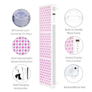 Dispositivo Médico de Control Remoto de 220mw, Panel de Lámpara Infrarroja de Cuerpo Completo con 300 LED, 630/660/810/830/850nm, Cabezal Rojo AL1500 25121215 - Product Image 4