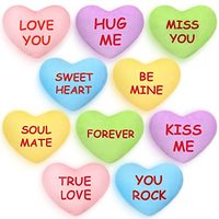 Almohadas de Peluche en Forma de Corazón para el Día de San Valentín 2026, Colores Dulces, Pequeñas Almohadas de Peluche para Regalos de Boda, Fiestas y Días Festivos