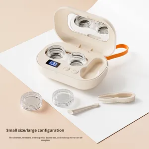 Limpiador Ultrasónico <span class=keywords><strong>de</strong></span> Alta Frecuencia Totalmente Automático para <span class=keywords><strong>Lentes</strong></span> <span class=keywords><strong>de</strong></span> <span class=keywords><strong>Contacto</strong></span> y Joyería, Carcasa <span class=keywords><strong>de</strong></span> Plástico Duradera <span class=keywords><strong>de</strong></span> Alta Apariencia - Product Image 4