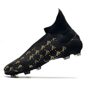 Chaussures de football respirantes avec logo personnalisé, crampons toutes saisons, <span class=keywords><strong>tacos</strong></span> de futbol homme FG, nouveau style, chaussures d'entraînement de futsal avec doublure en mesh - Product Image 2