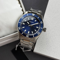 Automatische Taucheruhr für Herren, Saphirglas, Zeiger, Chronograph, 50 m wasserdicht, Edelstahlarmband, leuchtende Markierungen