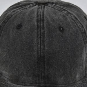 Casquette de baseball en coton lavé de couleur unie de haute qualité, style délavé, pour adultes et enfants, 6 panneaux, casquette de papa, visière solaire - Product Image 3