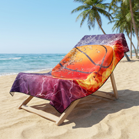 Toalla de Playa de Microfibra 90x180cm con Logotipo Personalizado OEM ODM, Certificación OEKO-TEX y REACH, Secado Rápido, Antiarena, Venta al Por Mayor Directo de Fábrica