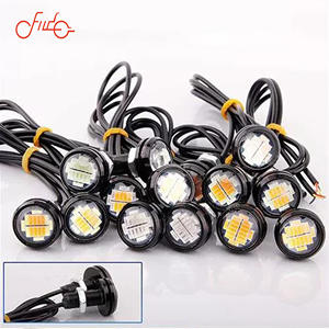 Luz de conducción LED de ojo de águila superbrillante, <span class=keywords><strong>precio</strong></span> de fábrica, lámpara antiniebla para motocicleta de 12V, luz de circulación diurna de Color de 6000K, luz de marcha atrás - Product Image 1