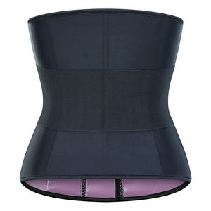 Short de sudation amincissant avec logo personnalisé, taille élastique, gaine sculptante et ceinture d'entraînement, écologique, antibactérien, avec rembourrage fessier - Product Image 2