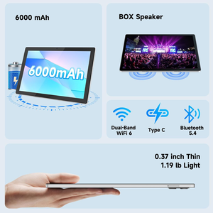 Tableta 2 en 1 de 10.1 Pulgadas con Carcasa Metálica, 4 GB de RAM, 128 GB de ROM, para Negocios, Oficina y Estudiantes, con Teclado y Ratón - Product Image 2