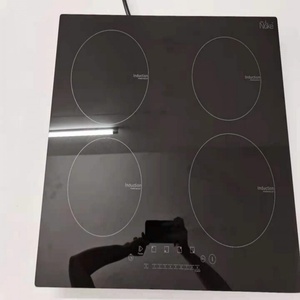 Placa de Inducción Portátil de 1800w con Cuatro Quemadores, Color Negro, con Bloqueo de Seguridad para Niños y Temporizador - Product Image 1