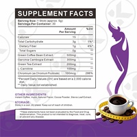 Café Vegano Adelgazante en Polvo, Bebida Instantánea Herbal, Paquete Personalizado OEM/ODM, para Pérdida de Peso, Aumenta la Concentración y la Energía, Café Quemagrasas