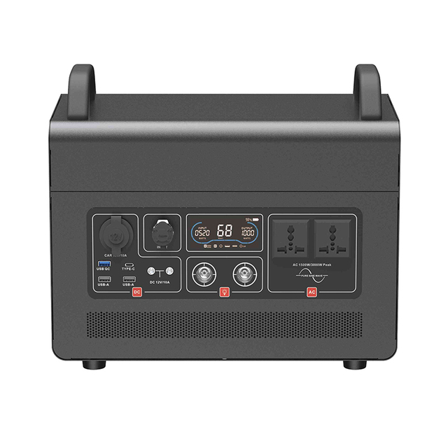 Solar Energy Power Station 1500 Watts Emergency Power Supply Portable Generator
