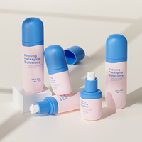 Flacon pulvérisateur cosmétique PET 30ml 50ml 80ml, forme capsule unique, vide, pour brume faciale, tonique, eau hydratante, emballage de soins de la peau