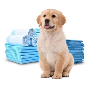 Tapis d'apprentissage jetables personnalisés pour chiots et chiens, vente en gros de couches absorbantes pour animaux de compagnie - Product Image 1