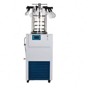 Máquina de Liofilización de Laboratorio Vertical Multimanifold Tipo Gland, Pequeña, Adecuada para Cargar Materiales a Granel - Product Image 2