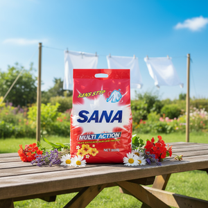 Detergente en Polvo para Ropa Ecológico de 800g con Propiedades Antibacterianas, Espuma Abundante y Fuerte Fragancia - Product Image 4