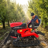 Tracteur à chenilles en caoutchouc à quatre roues motrices, anti-affouillage, pour travaux de labour profond et de motricité des rizières – Fournisseur direct usine