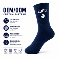 Chaussettes de tennis Elite pour hommes - Technologie antidérapante de compression de la voûte plantaire