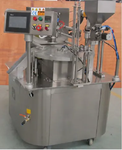 Rotary di riempimento e di tenuta della macchina/come fare per caffè in capsule/compressore macchina per il caffè