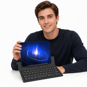BT เคสอะลูมิเนียมอัลลอยด์แบบพกพาพับได้, ใหม่สำหรับ iPhone iPad แท็บเล็ต - Product Image 4