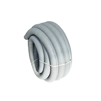 Vente chaude DN90mm Gris HDPE Double Paroi Ondulé PE Tuyau 50m De Long Durable D'irrigation De L'eau Drainage Tubes En Plastique