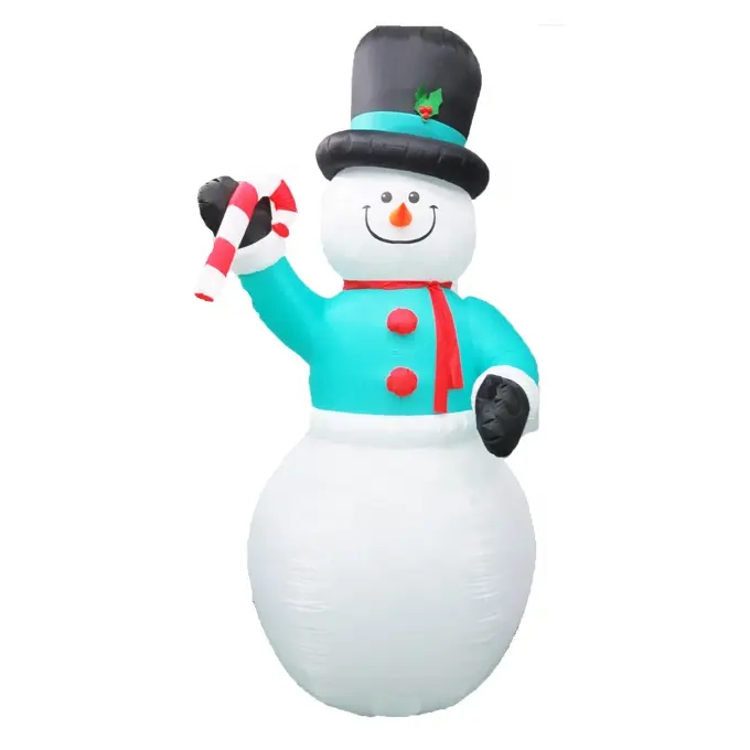 Надувной человек-снеговик 6 футов, abominable Рождественское украшение, забавное Рождественское украшение для праздника в виде пряника на заднем дворе