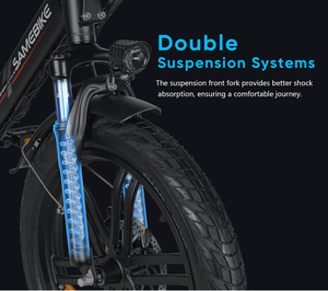 Vélo électrique pliant à pneus larges CY20 Pro 20 pouces 250W500D 7 vitesses, nouvelle version 2026, haute qualité, vente en gros - Product Image 6