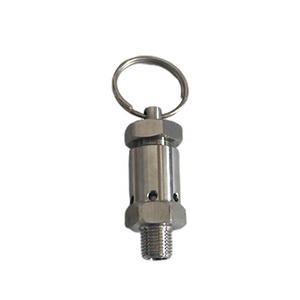 Mini válvula de alivio de presión de seguridad de acero inoxidable, para tanque solvente - Product Image 1