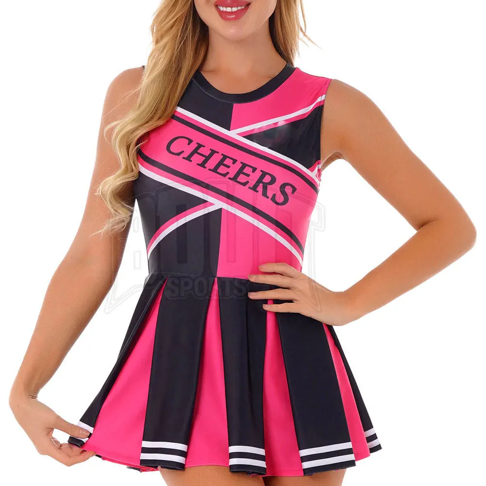 Top meilleures ventes femmes pom-pom girl uniforme compétition sportive Cheer Up danse robe de pom-pom girl accepter un service personnalisé