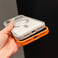 Coque de téléphone de luxe en acrylique colorée à chargement magnétique sans fil pour iPhone 18 17 16 15 14 Pro Max 13 12 Mini 11 XS X XR 7 8 Plus