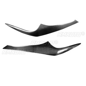 1 par de cubiertas de fibra de carbono real para faros delanteros de coche, para Hyundai Coupe 2003 2004 2005 2006, accesorios para coche - Product Image 2