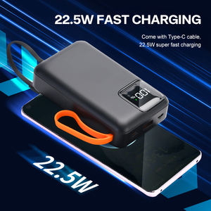 2025 최신 전원 은행 20000mah 고속 충전 휴대용 전원 은행 내장 케이블 10000mah 20000mah 전화 배터리 은행 - Product Image 4