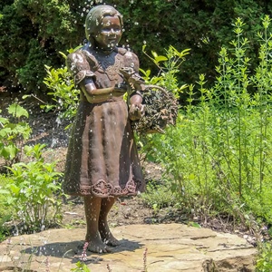 Fontaine d'eau sculptée à la main en bronze OEM, statue de cascade en cuivre moulé antirouille pour parc, place publique, hôtel - Product Image 2