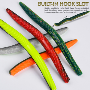 เหยื่อตกปลาหนอนยางแบบนิ่ม ขนาด 10 ซม./13 ซม. น้ำหนัก 5.5 กรัม/8 กรัม รูปทรงกลับหัว สำหรับตกปลาทะเล ปลอดสารตะกั่ว ขายดีจากโรงงาน - Product Image 3