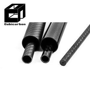 Tube <span class=keywords><strong>en</strong></span> fibre de carbone préimprégné 3K enroulé 24T, diamètres personnalisés 3mm, 4mm, 14mm, 16mm, 40mm, 100mm, 138mm - Product Image 5