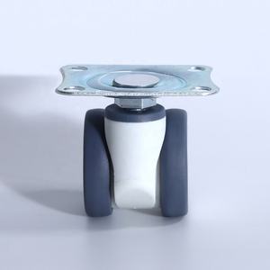 Rodízios de 50mm com Boa Estabilidade e Redução de Ruído, Rodízios de Montagem em Placa Plana de 2 Polegadas, Rodas Giratórias para Carrinhos - Product Image 4