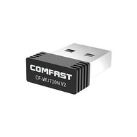Adaptador Wifi COMFAST CF-WU710N V2 de Alta Calidad, 150Mbps, Signalking, Controlador de Adaptador Wifi USB de 2.4Ghz