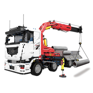 Set di Costruzioni Educativo per Bambini: Camion Gru Pneumatica <span class=keywords><strong>Lepini</strong></span>, Regalo di Compleanno, Prezzo all'Ingrosso - Product Image 1