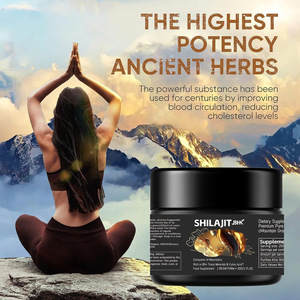 Pommade Shilajit Pur Himalayen, Gummies Shilajit, Résine Shilajit Pur Original, Vitamines Naturelles, Antioxydants, Compléments Alimentaires pour la Santé - Product Image 3