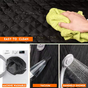 Funda Impermeable para Asiento de Coche para Perros con Cinturón de Seguridad, Protector de Asiento de Coche Antideslizante para Mascotas, para la Mayoría de los Coches, Camionetas y SUVs - Product Image 6