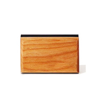 Clip diffuseur de parfum de voiture en bois massif de luxe, design minimaliste moderne, pour diffusion discrète de parfum naturel