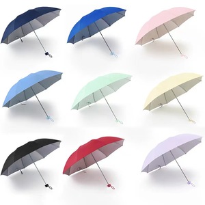 Paraguas de costilla de acero de tres pliegues 8K, plegable, a prueba de viento y lluvia, paraguas de impresión de vaquero portátil para viajes - Product Image 2