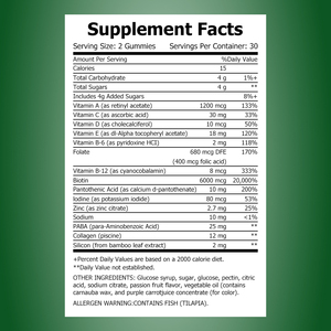 Hot Selling Hair Skin Nails Vitamins for Women Gummies with Vitamin Biotin Support Hair Thicjness Strength Skin Nail Healthy - Product Image 2