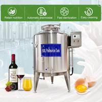 Pasteurisateur automatique Gondor 100L en acier inoxydable haute précision avec pompe pour le traitement des jus